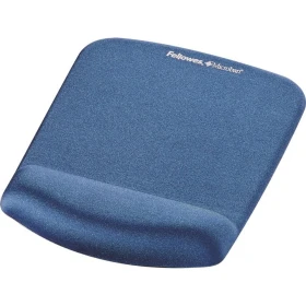 Egérpad csuklótámasszal, habtöltésű, Fellowes® PlushTouch, kék