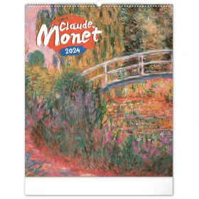 Falinaptár képes  480×560mm Claude Monet  Realsystem 2024.