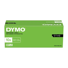 Feliratozógép szalag Dymo 3D S0898150/520102 9mmx3m, ORIGINAL, piros