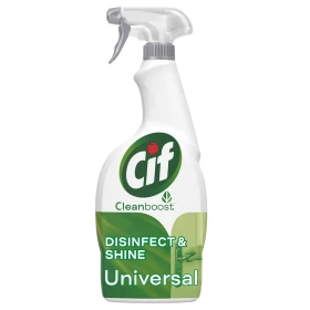 Fertőtlenítő hatású tisztítószer szórófejes 750 ml Cif Disinfect&Shine