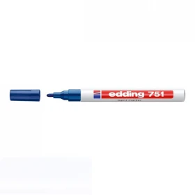 Lakkmarker 1-2mm, kerek Edding 751 kék