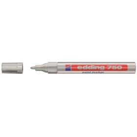 Lakkmarker 2-4mm, kerek Edding 750 ezüst