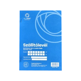 Szállítólevél A5, 50x3lapos B.10-70/A/V Bluering®