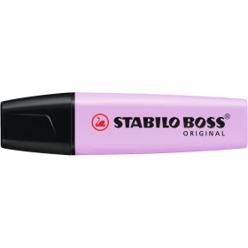 Szövegkiemelő 2-5mm, vágott hegyű, STABILO Boss original Pastel orgona