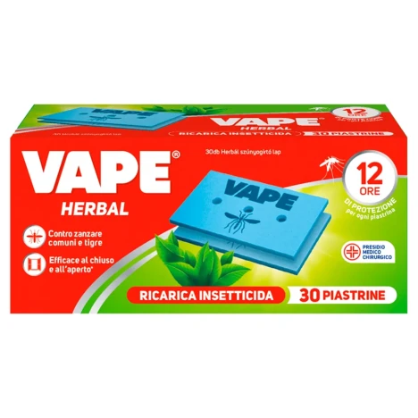 Szúnyogirtó utántöltő lap 30 lap Herbal VAPE