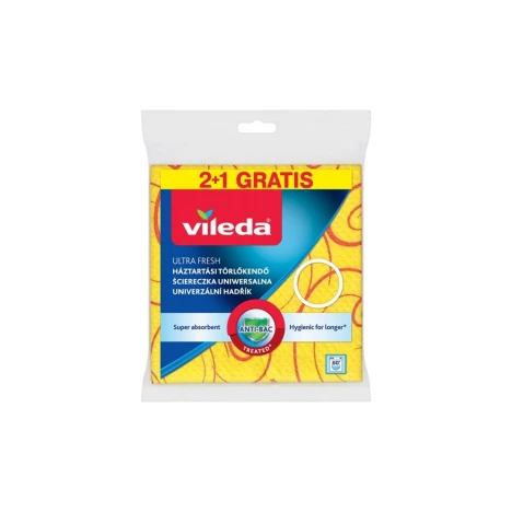 Törlőkendő háztartási 2+1 db/csomag Ultra Fresh Vileda_F2535U